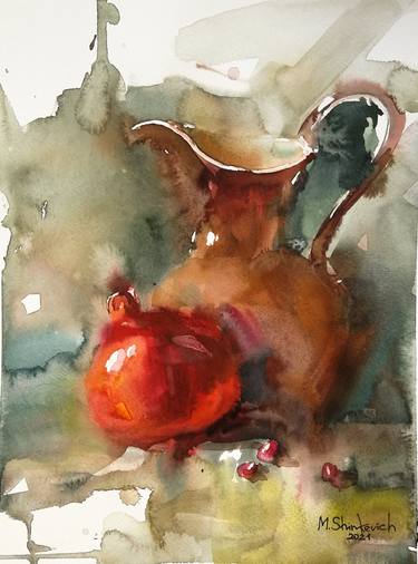 Original Still Life Paintings by Maria SHINKEVICH