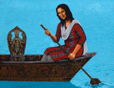 Original Figurative Culture Paintings by Ishan Pariyar