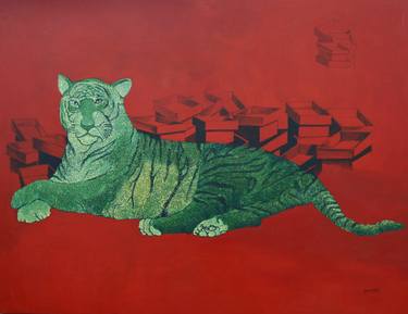 Original Conceptual Animal Painting by Ishan Pariyar