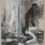 Behind the falls by Bob Aldous