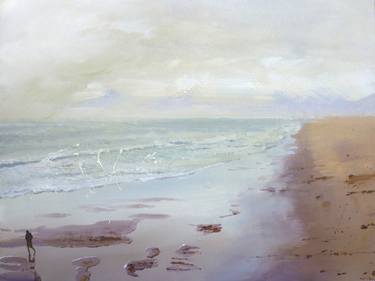 Original Realism Beach Paintings by Relja Penezic