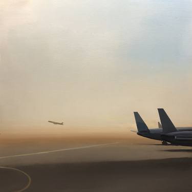 Print of Aeroplane Paintings by Relja Penezic