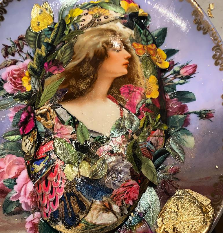 Original Romanticism Love Mixed Media by Danic Lago