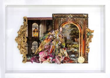 Original Baroque Love Mixed Media by Danic Lago