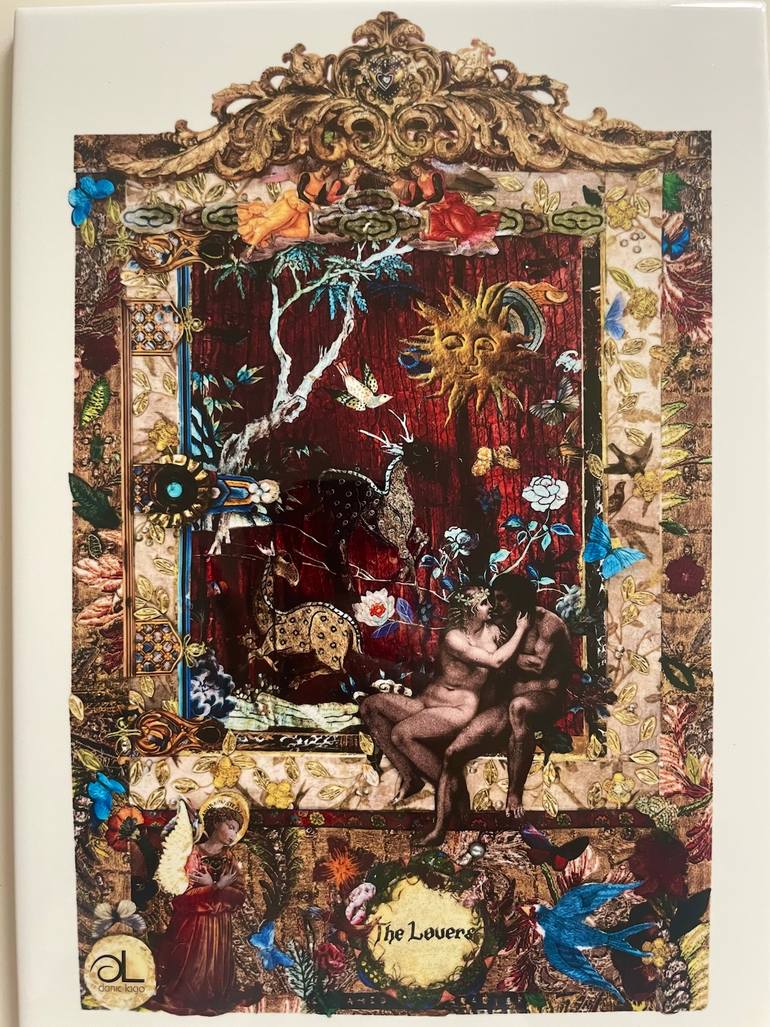 Original Baroque Abstract Printmaking by Danic Lago