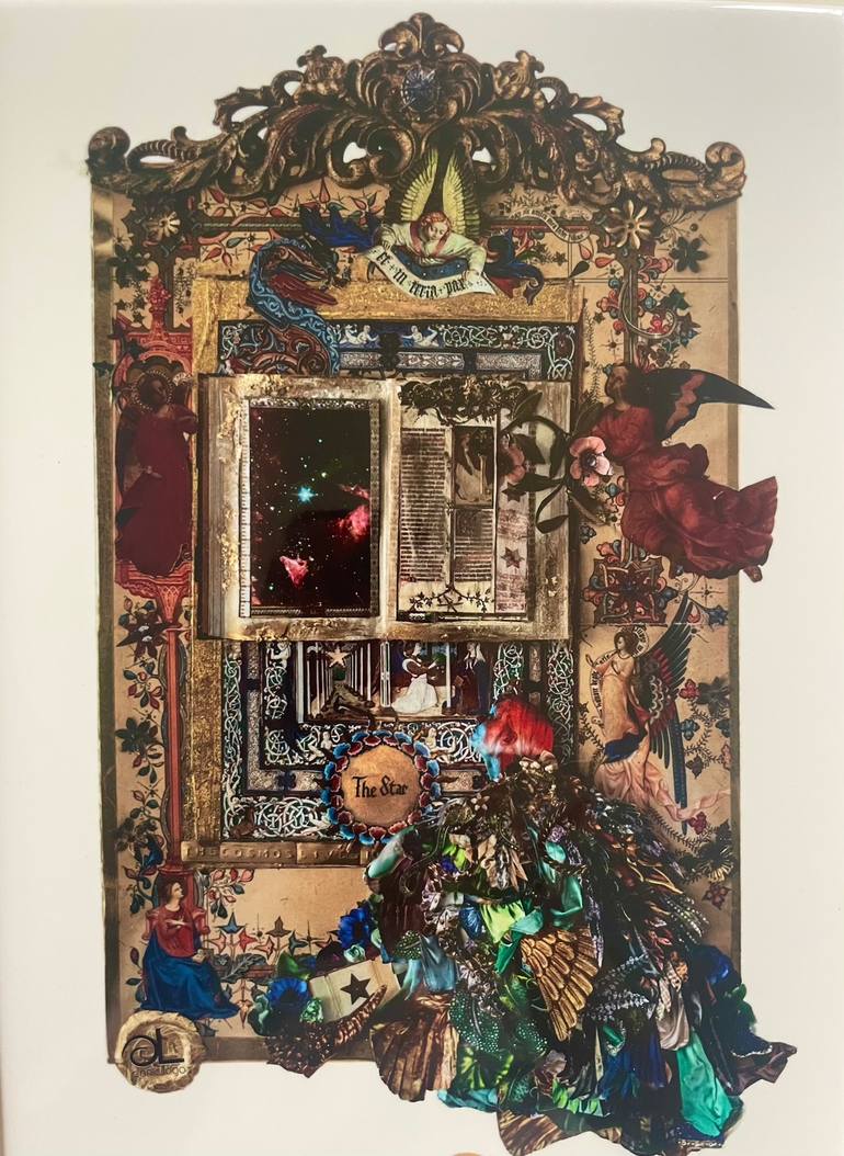 Original Baroque Abstract Printmaking by Danic Lago