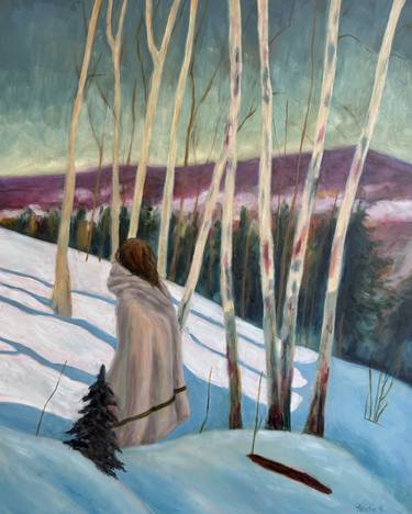 Original Realism Landscape Painting by Amelie Hubert