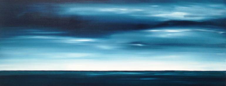 Original Abstract Seascape Painting by Basia Kilian