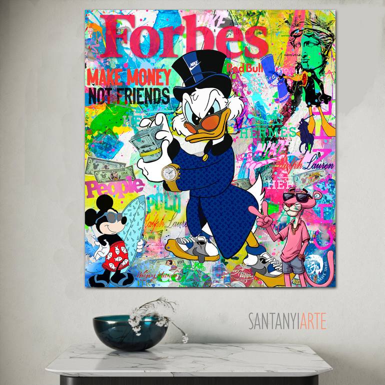 Original Pop Art Pop Culture/Celebrity Mixed Media by Wolfgang D Autriche