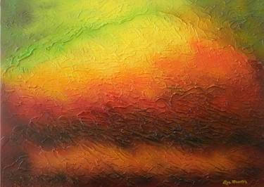A New Dawn - abstract palette knife painting thumb