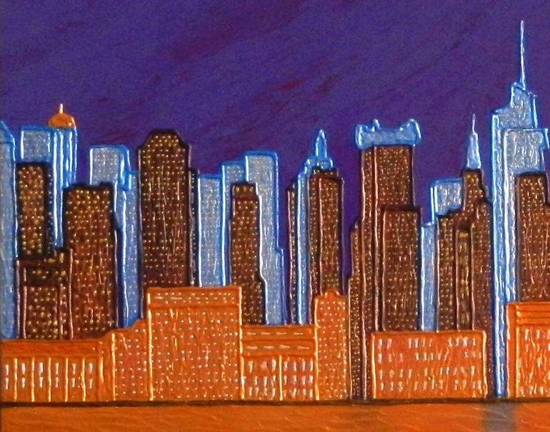 Original Cities Painting by Liza Wheeler