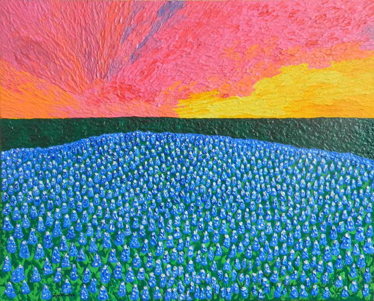 Original Abstract Landscape Painting by Liza Wheeler