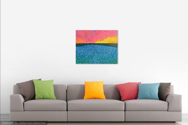 Original Abstract Landscape Painting by Liza Wheeler