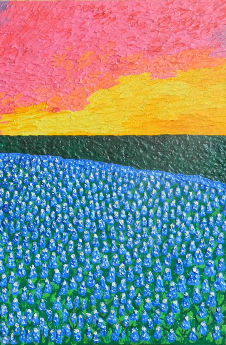 Original Abstract Landscape Painting by Liza Wheeler