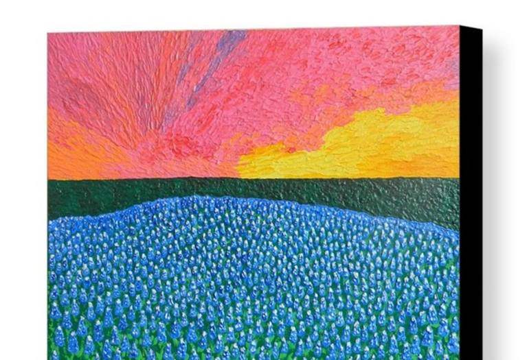 Original Abstract Landscape Painting by Liza Wheeler