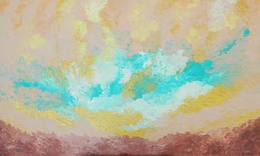 Fulfilment - abstract palette knife skyscape thumb
