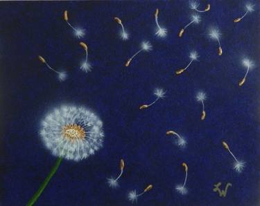 Wishes - floral painting thumb