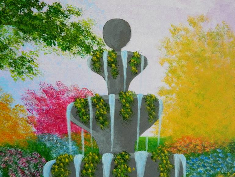Original Abstract Landscape Painting by Liza Wheeler