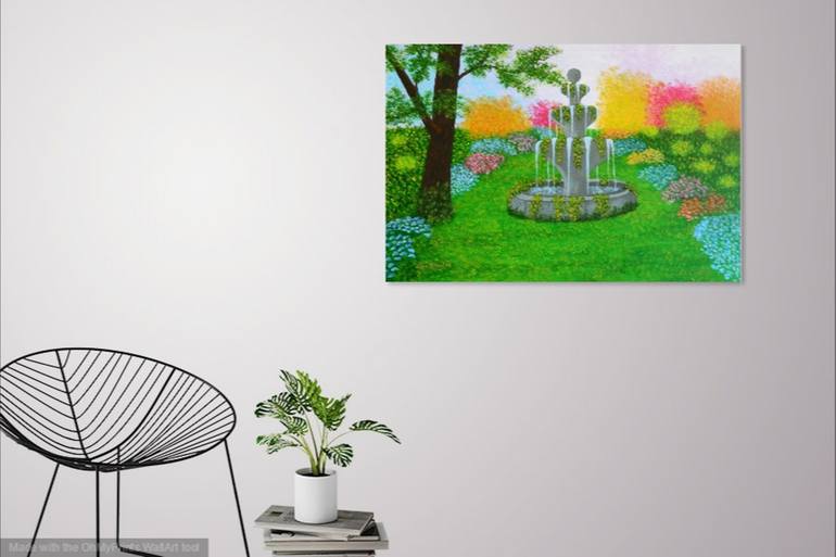 Original Abstract Landscape Painting by Liza Wheeler