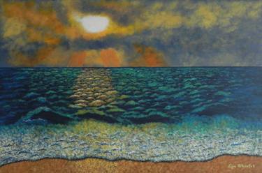 Print of Impressionism Seascape Paintings by Liza Wheeler