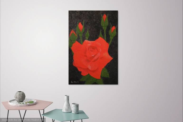 Original Floral Painting by Liza Wheeler