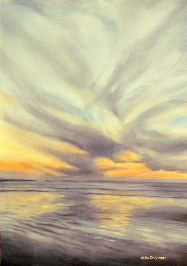 Print of Realism Seascape Paintings by Anita Cruywagen
