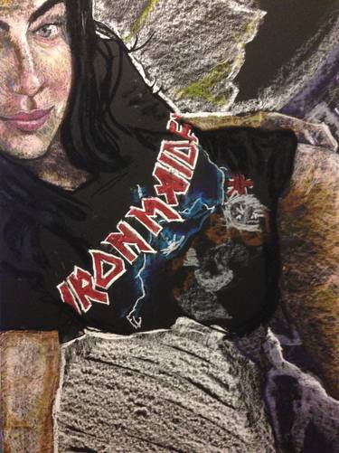 Sophie in her Iron Maiden T shirt thumb