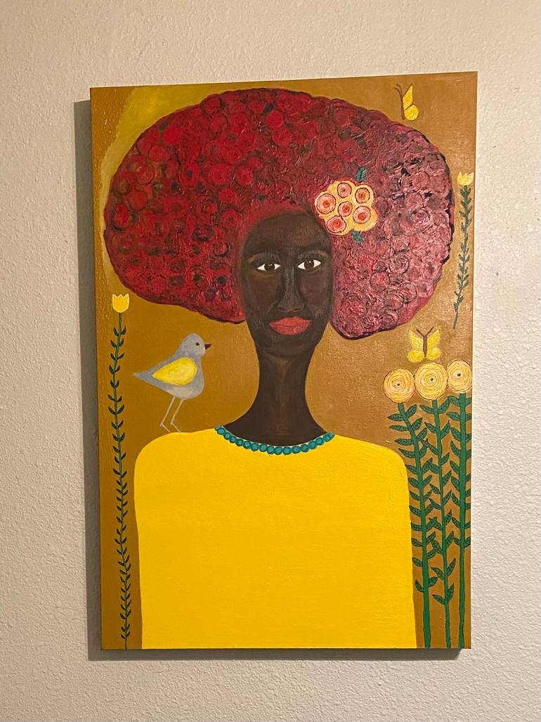 Original Contemporary People Painting by Betty Refour