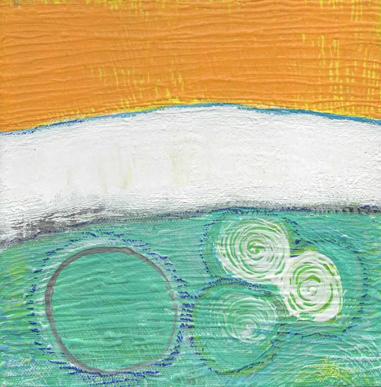 Original Modern Abstract Paintings by Betty Refour