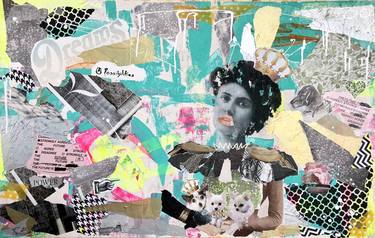 Original Modern Abstract Collage by Ruta Beres