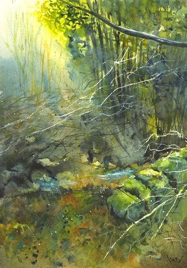 Original Fine Art Landscape Paintings by Vandy Massey