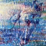 Horse in Blue Silence by Saimir Mullalli