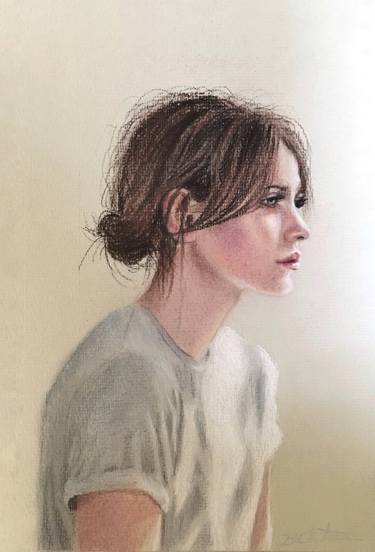 Print of Portrait Drawings by Bridget Clutten