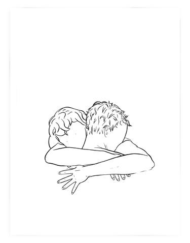 Print of Documentary Love Drawings by Guido Fusetti