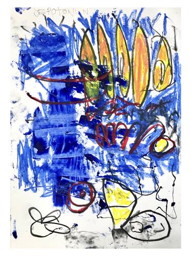 Original Abstract Drawings by Felix Carr