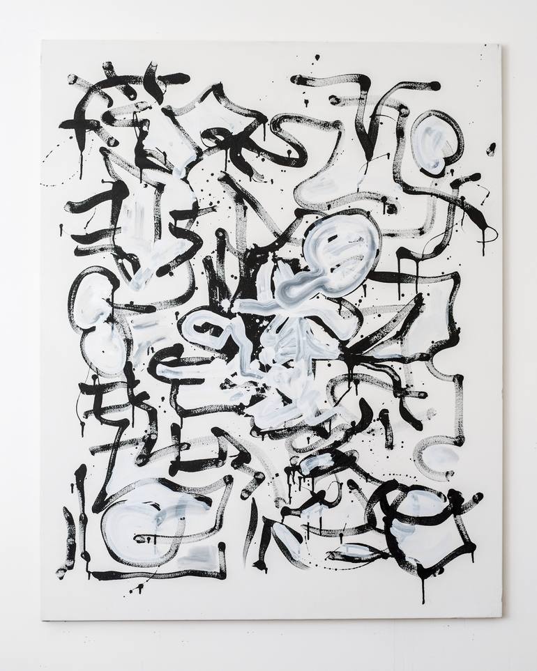 Original Abstract Expressionism Abstract Painting by Felix Carr