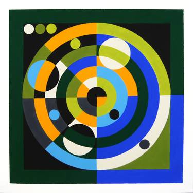 Print of Abstract Expressionism Geometric Paintings by Alex Wilson