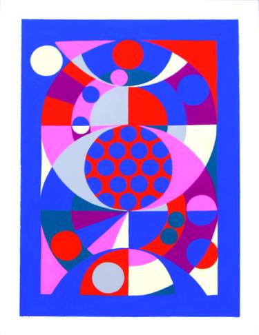 Print of Modern Geometric Paintings by Alex Wilson