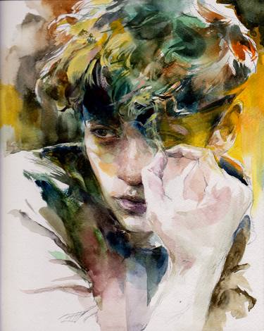 Original Fine Art Portrait Paintings by Ko byung jun