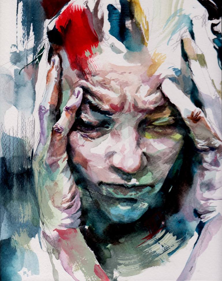 Original Fine Art Portrait Paintings by Ko Byung Jun