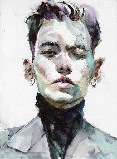 Original Fine Art Portrait Paintings by Ko byung jun