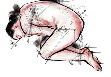 Print of Abstract Expressionism Nude Paintings by M Arifin