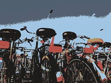 Print of Abstract Bicycle Photography by Julia Warris