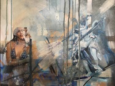 Original Abstract Women Paintings by Aria Dellcorta