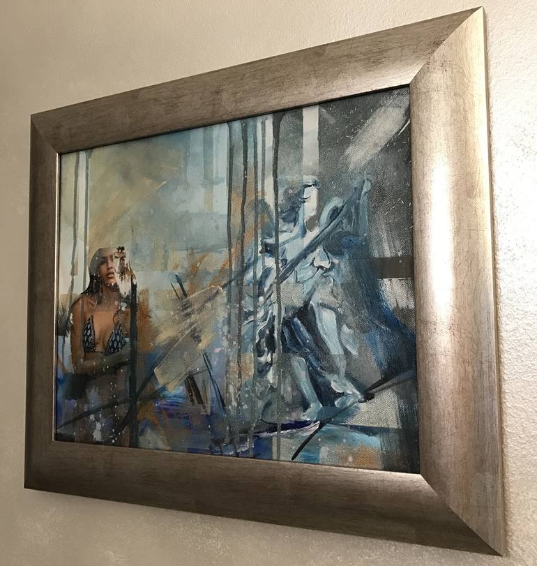 Original Abstract Women Painting by Aria Dellcorta