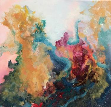 Original Modern Abstract Paintings by Aria Dellcorta