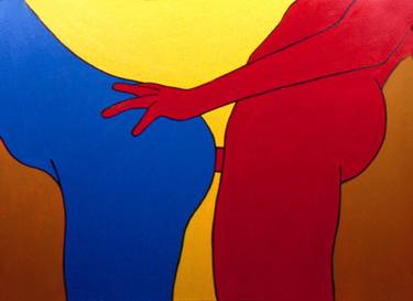 Original Pop Art Erotic Paintings by Robert V P Davis