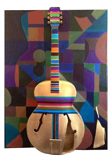 Original Music Paintings by Robert V P Davis