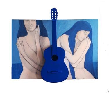 Original Figurative Music Paintings by Robert V P Davis