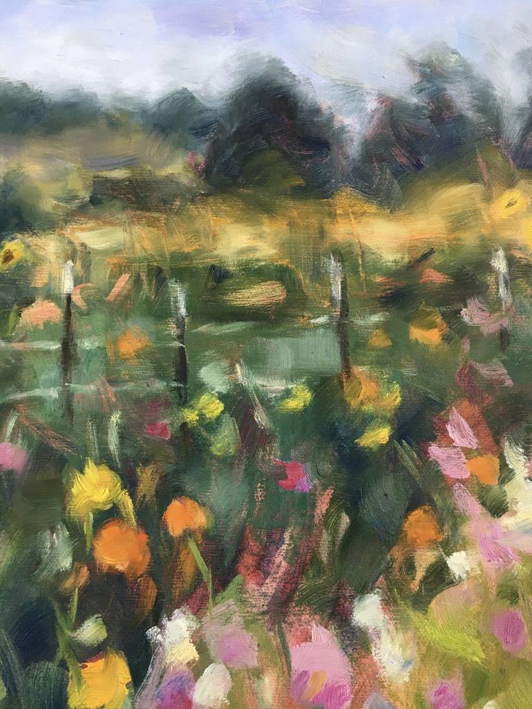 Original Impressionism Landscape Painting by Rebekah Griffith